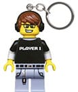 LEGO Minifigures Light-Up Keychain Video Game Guy 8 cm