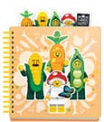 LEGO Minifigures Tab-Notebook Farmers market