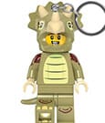 LEGO Minifigures Light-Up Keychain Triceratops Costume 8 cm