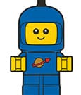 LEGO Minifigures Luggage tag Spacebaby Blue 10 cm