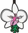 LEGO Luggage tag Botanicals Orchidee 10 cm