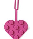 LEGO Minifigures Luggage tag Heart Rosa 10 cm