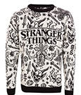 Stranger Things Sweatshirt Christmas Jumper Collage Size S