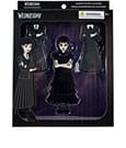 Wednesday by Loungefly Enamel Pins 4-Set Wednesday Addams Paper Doll 3 cm