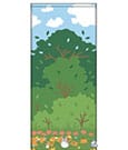 Studio Ghibli Towel My Neighbor Totoro Medium and Small Totoro Racing 34 x 80 cm