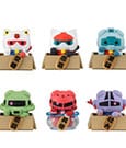 Mobile Suit Gundam Mega Cat Project Trading Figure Cats Luckycat 6 cm Blind Box Assortment (6) (with gift)