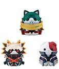 My Hero Academia Mega Cat Project Nyanto! The Big Heroaca Cats Series Trading Figure 3-Pack Izuku Midoriya & Katsuki Bakugo & Shoto Todoroki 12 cm