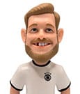 Germany National Team Minix Figure Niclas Füllkrug 12 cm