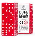 Q Workshop Dice Set Full Pack D6 Red (20)