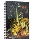 Attack on Titan Notebook with 3D-Effect Struggle