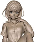Chitose Is in the Ramune Bottle PM Perching PVC Statue Yuzuki Nanase 8 cm