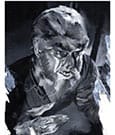 The Wolf Man Art Print The Wolf Man by Chris Valentine 41 x 31 cm - unframed