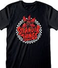 Stranger Things T-Shirt Checkered Circle Size M