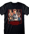 Stranger Things T-Shirt Characters in Glowing Box Size L
