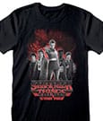 Stranger Things T-Shirt Group with Vecna behind Balck and White Size L