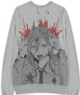Chainsaw Man Sweater Power Grey Melange Size S