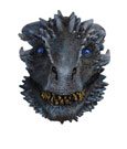Game of Thrones Latex Mask White Walker Dragon