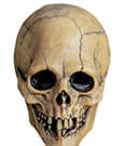 Don Post Vinyl Mask Aged Voodoo Skull