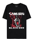Cyberpunk 2077 T-Shirt Black Dog Samurai Album Art Size S