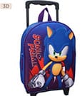 Sonic the Hedgehog Trolley Backpack 3D Sonic Prime Great Escapes 32 cm