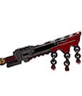 Space Marine 2 Pin Badge Chainsword  5 cm