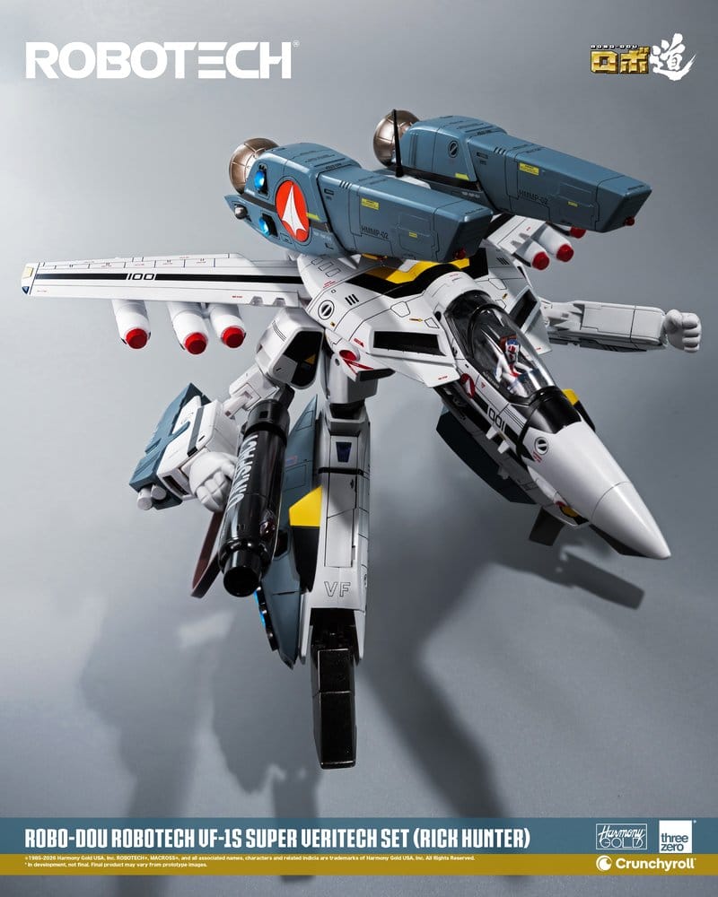 Robotech Robo-Dou Action Figure VF-1S Super Veritech Set (Rick Hunter) 20 cm