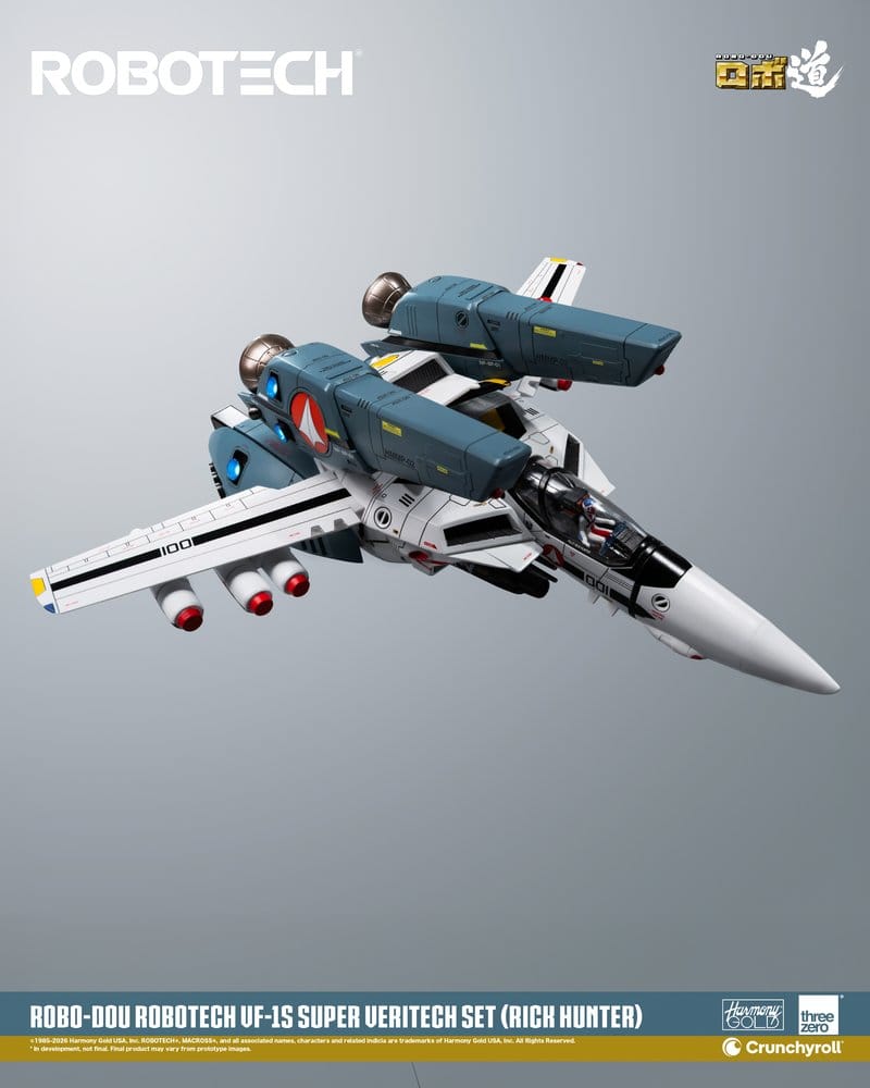 Robotech Robo-Dou Action Figure VF-1S Super Veritech Set (Rick Hunter) 20 cm