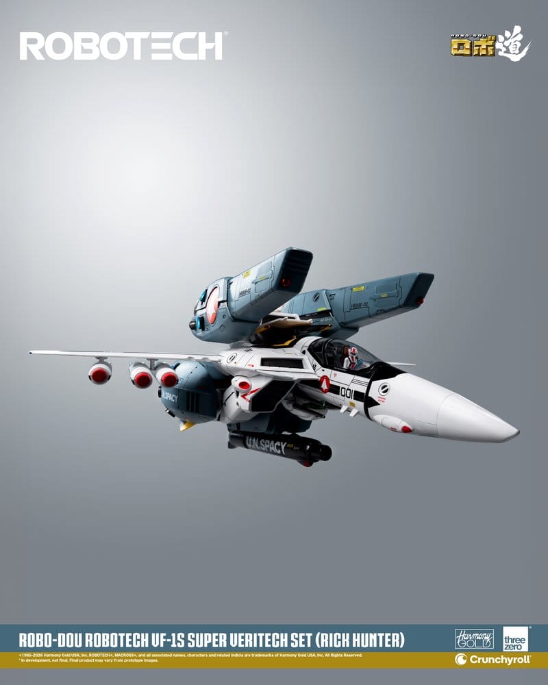 Robotech Robo-Dou Action Figure VF-1S Super Veritech Set (Rick Hunter) 20 cm