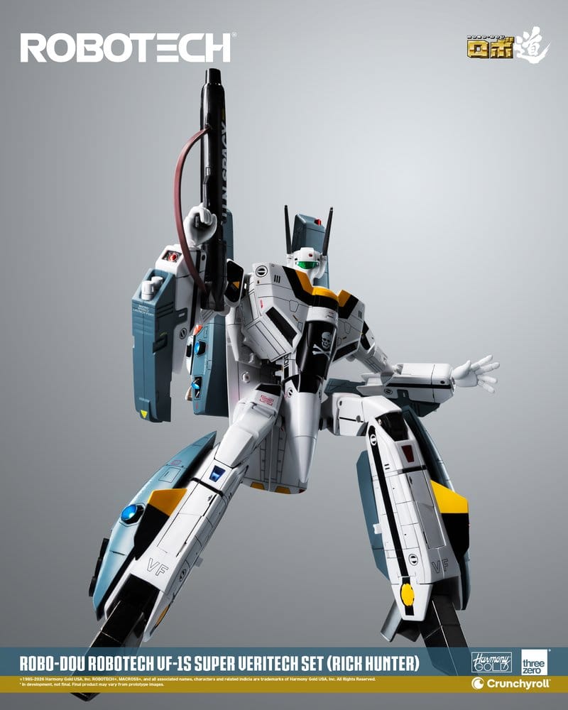 Robotech Robo-Dou Action Figure VF-1S Super Veritech Set (Rick Hunter) 20 cm