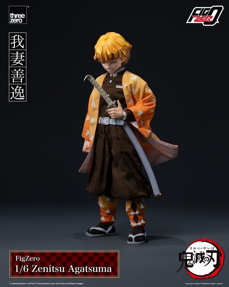 Demon Slayer: Kimetsu no Yaiba FigZero Action Figure 1/6 Zenitsu Agatsuma 28 cm