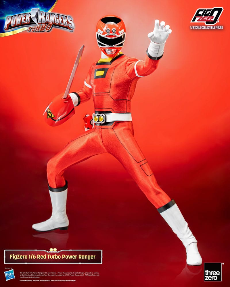 Power Rangers Turbo FigZero Action Figure 1/6 Red Turbo Power Ranger 30 cm