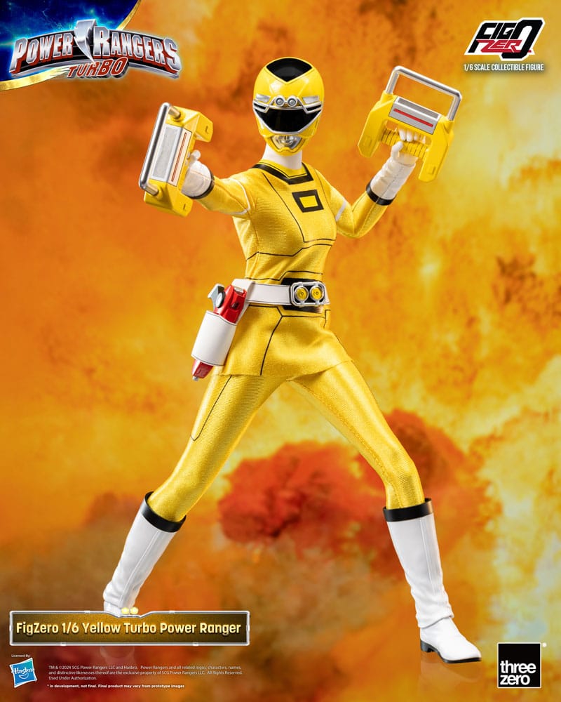 Power Rangers Turbo FigZero Action Figure 1/6 Yellow Turbo Power Ranger 30 cm