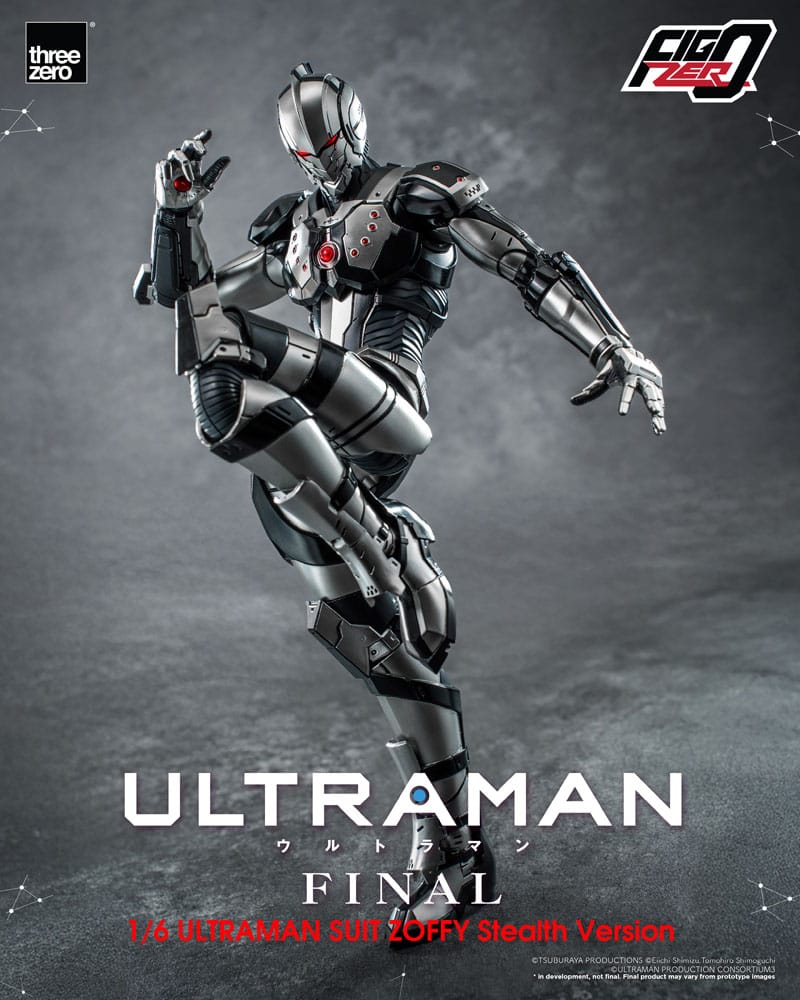 Ultraman Final FigZero Action Figure 1/6 Ultraman Suit Zoffy Stealth Version 30 cm