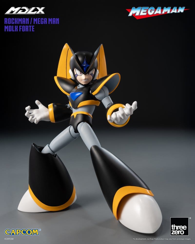 Mega Man MDLX Action Figure Rockman / Mega Man Forte 10 cm