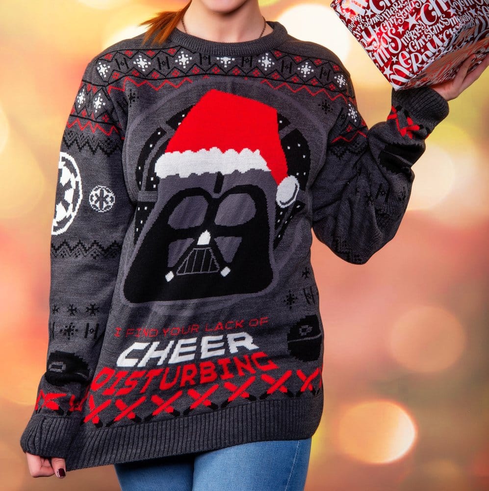 Star Wars Christmas Sweater Darth Vader Size L