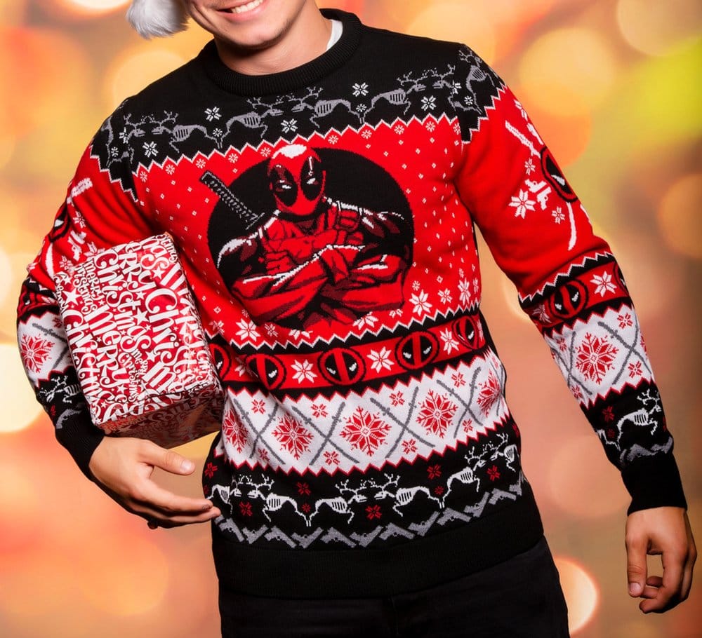 Deadpool Christmas Sweater Size XL