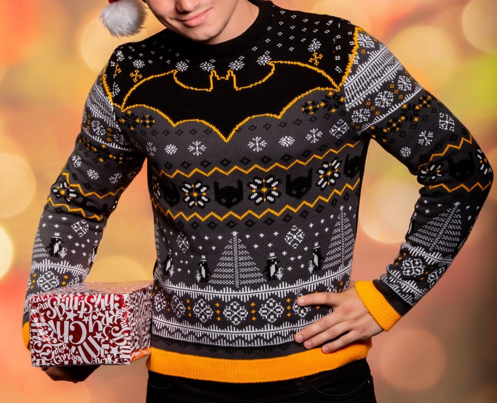 Batman Christmas Sweater Penguin Size XXL
