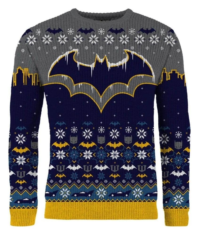 Batman Christmas Sweater Frosty Size XXXL