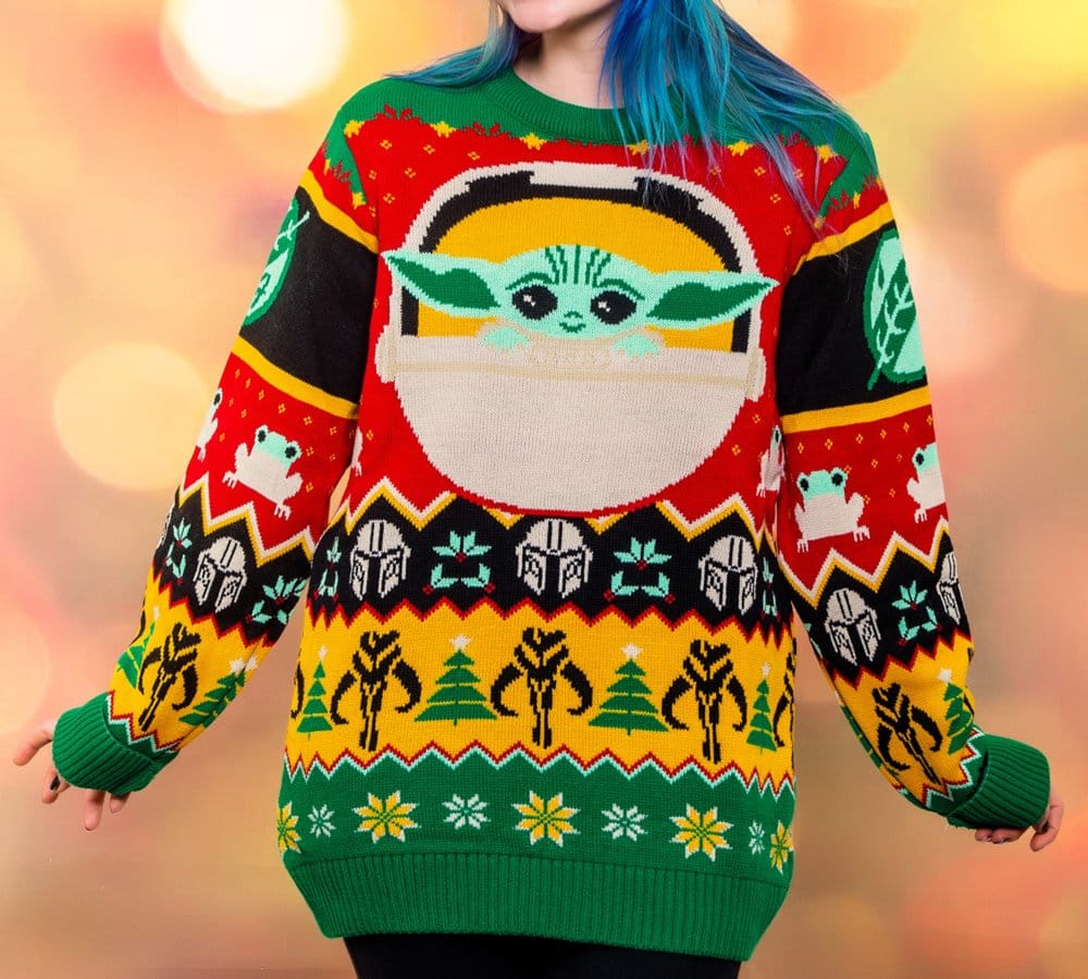 Star Wars Christmas Sweater The Child Size L
