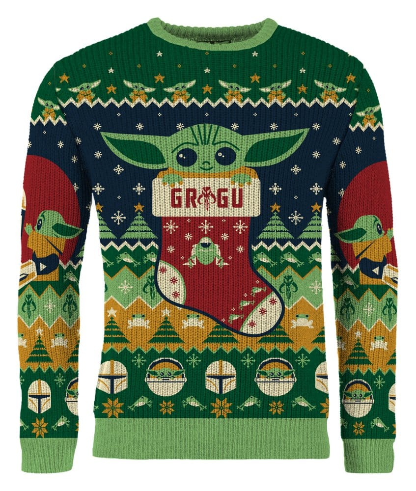 Star Wars Christmas Sweater Baby Yoda Size S