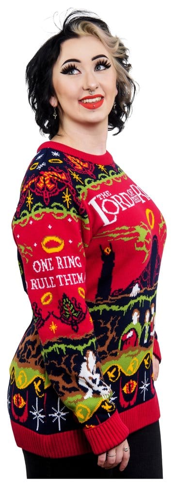 Lord Of The Rings Christmas Sweater One Sweater To Rule Them All Size XS