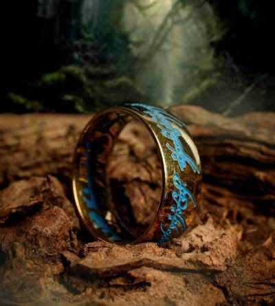 Lord of the Rings Replica One Ring Glow in the Dark
