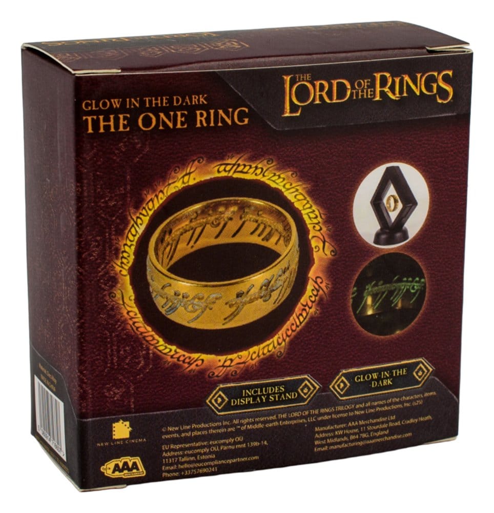 Lord of the Rings Replica One Ring Glow in the Dark