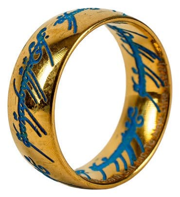 Lord of the Rings Replica One Ring Glow in the Dark