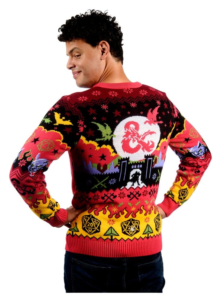 Dungeons & Dragons Christmas Sweater Size M