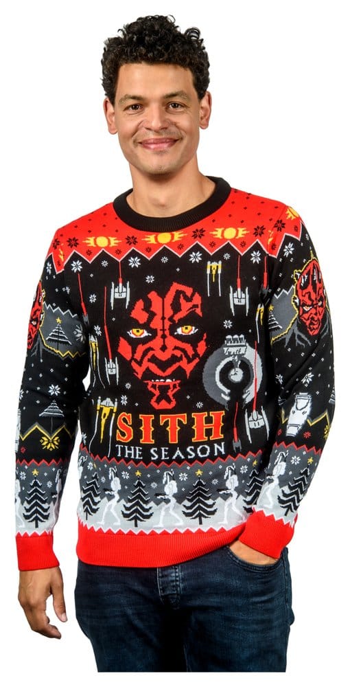 Star Wars Christmas Sweater Sith Size L