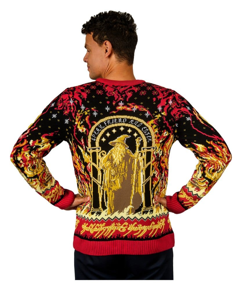 Lord of the Rings Christmas Sweater Balrog Size XXL
