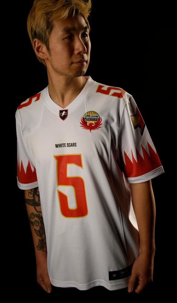 Warhammer 40,000 Sports Jersey Shirt White Scar - L