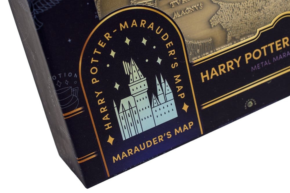 Harry Potter Replica Marauder's Map Metal Map 15 cm