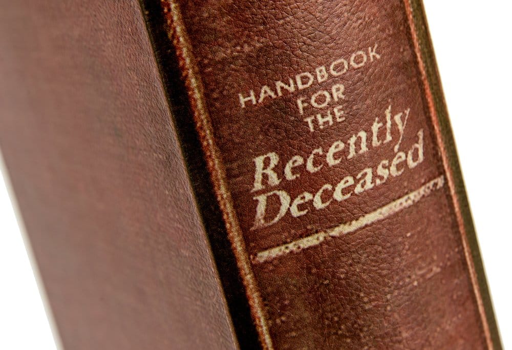 Beetlejuice Replica Box Handbook for the Recently Deceased
